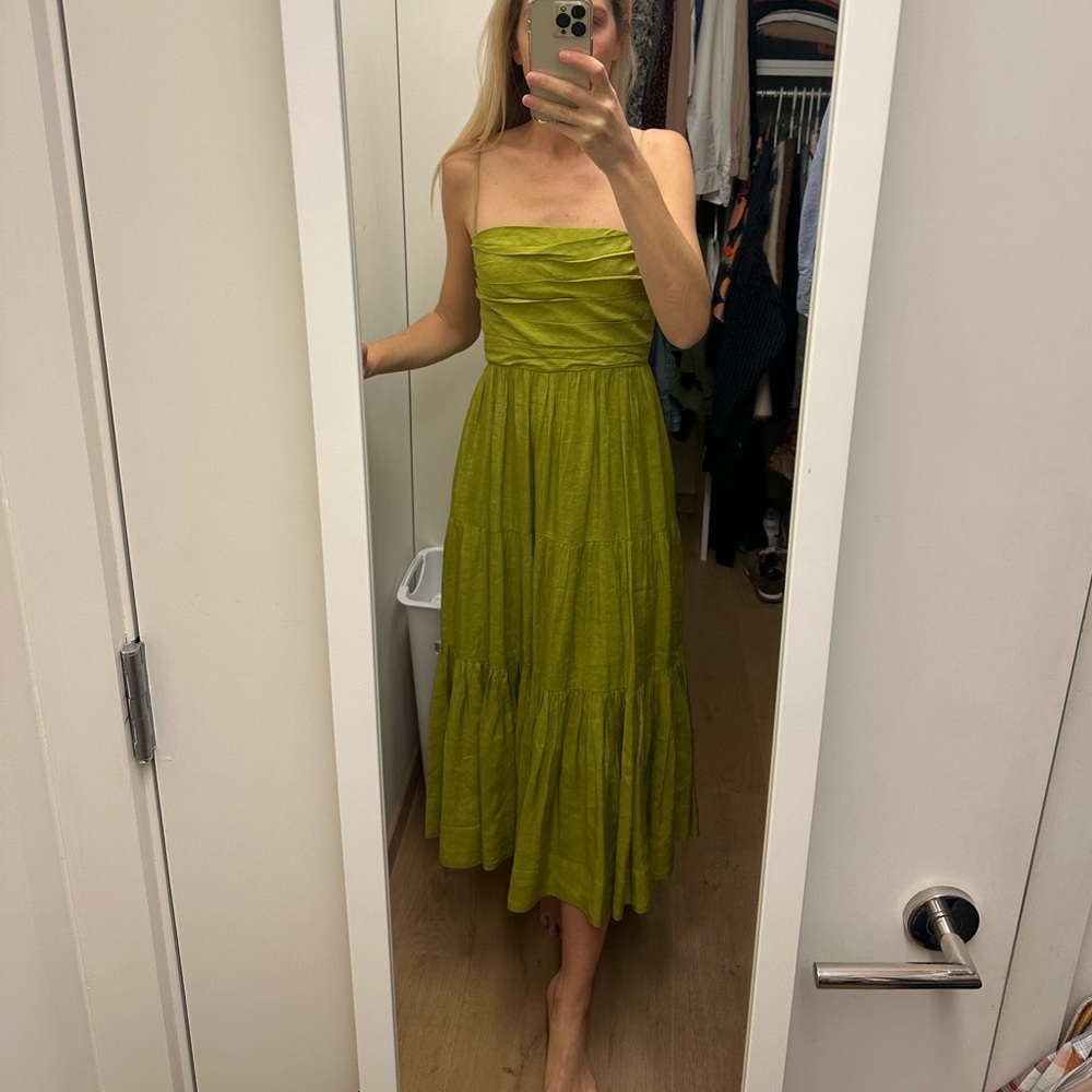 La Ligne linen blend dress in S
